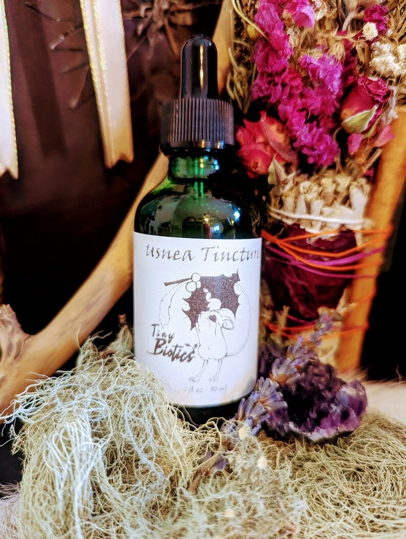Usnea Lichen tincture, dual extract