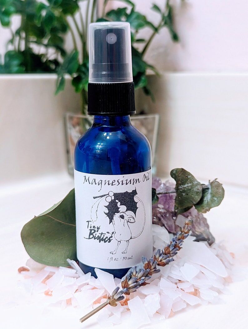 Magnesium Body Spray | Muscle Aches | Natural Sleep Aid | Anxiety Relief | Magnesium Supplement | No Essential Oils | Natural Deodorant