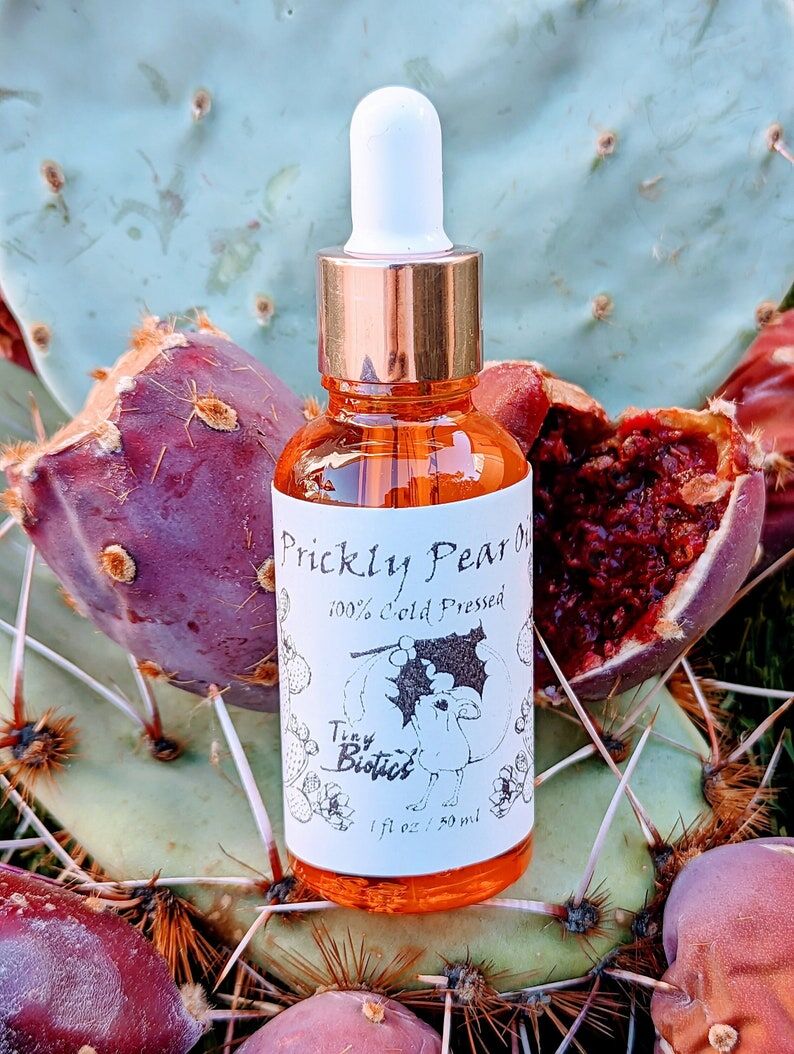 100% Cold-Pressed Prickly Pear Oil | Desert Skincare | Gua Sha Oil