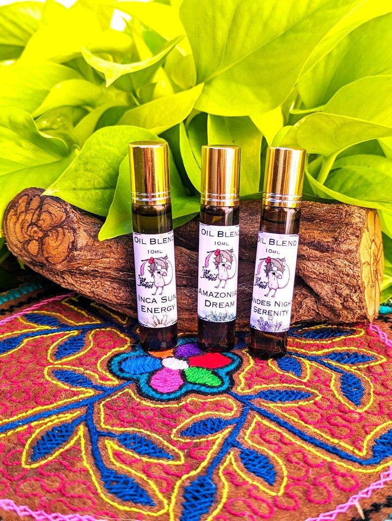 Essential Oil Blends from the Heart of Peru - Ethically Sourced, Small Batch Wellness - 10mL Natural Calming Self Care Aromatherapy Wellness